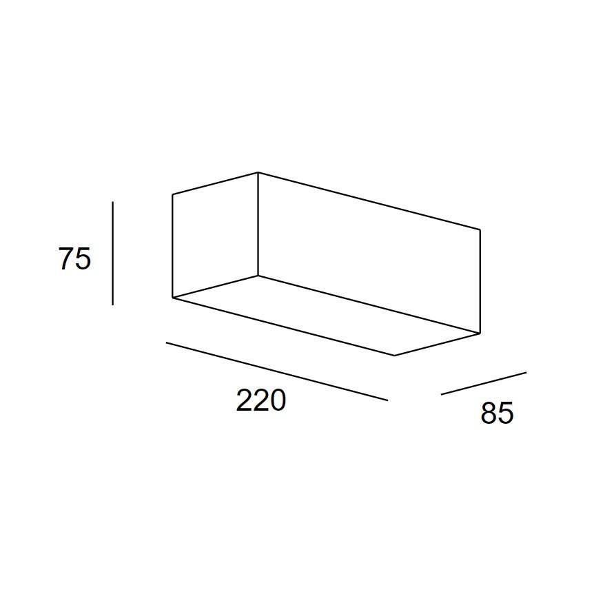 Ges Deco Rectangular 220mm