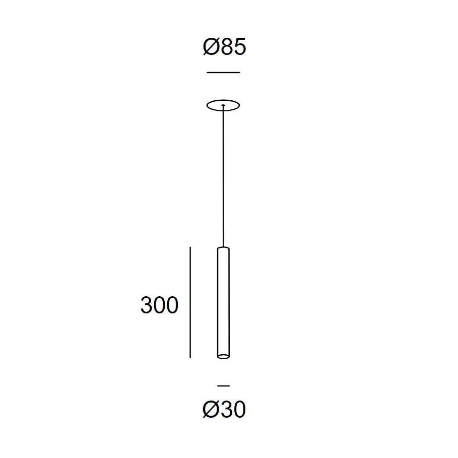 Stylus Recessed 300mm