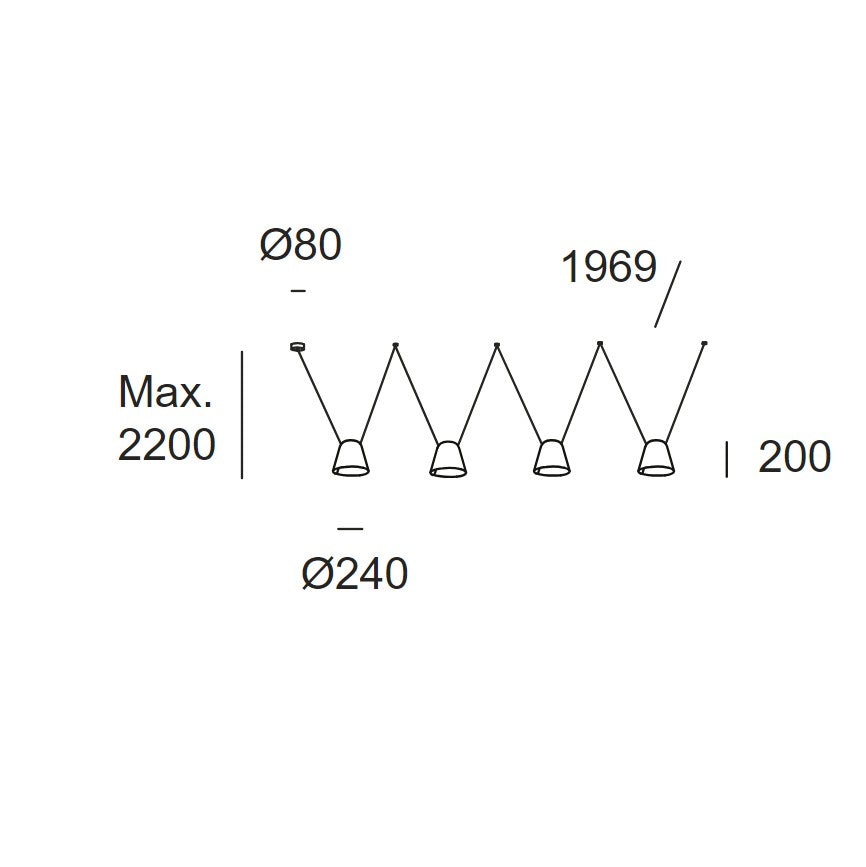 Attic Quadruple Conic Shape