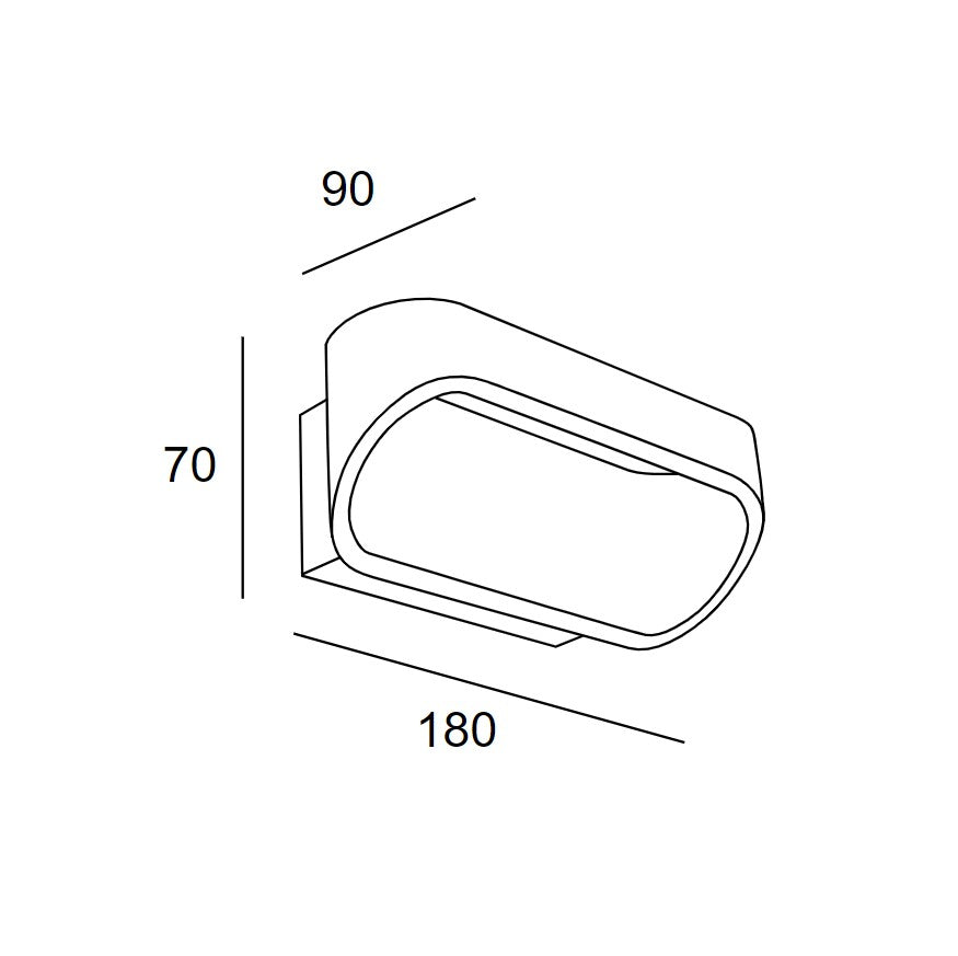 Oval 180mm