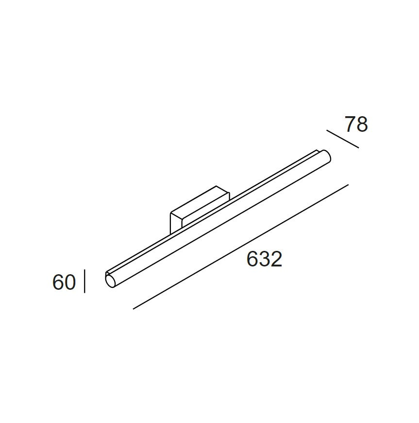 Toilet Slim 632mm