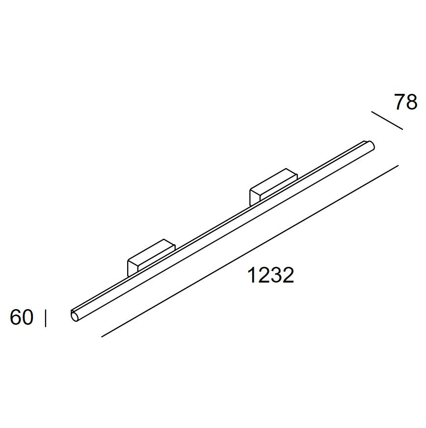 Toilet Slim 1232mm