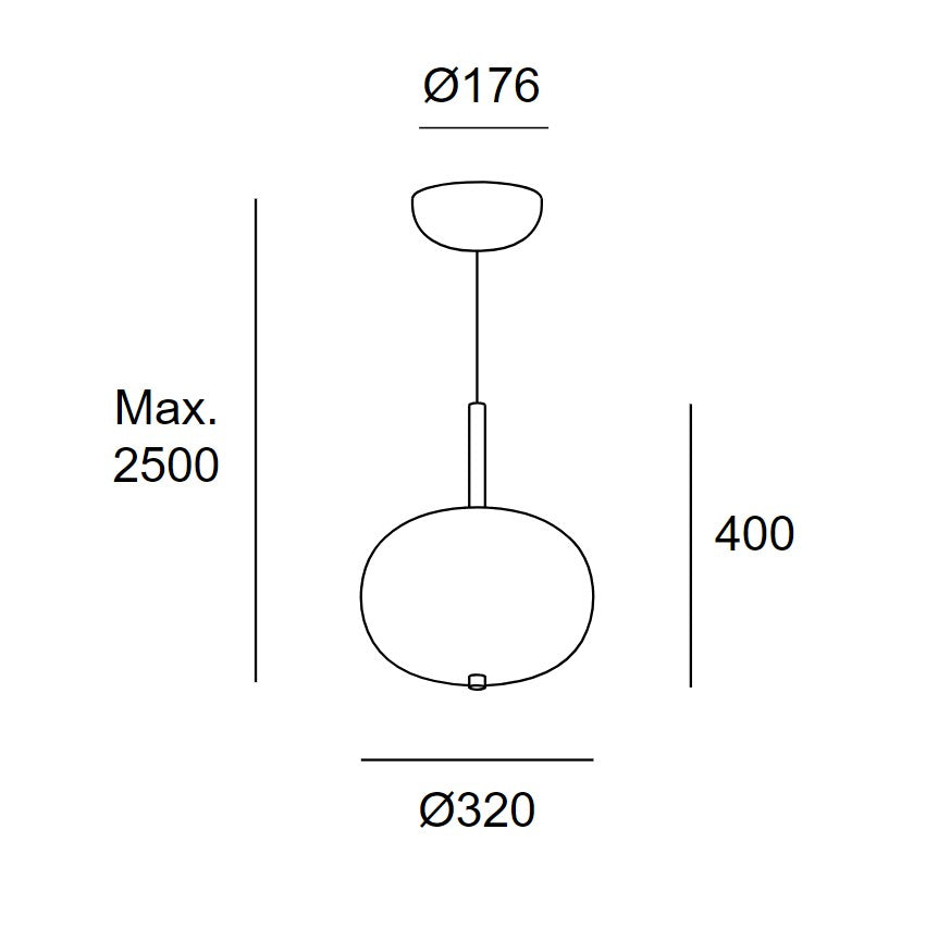 Ilargi Ø320 függesztett