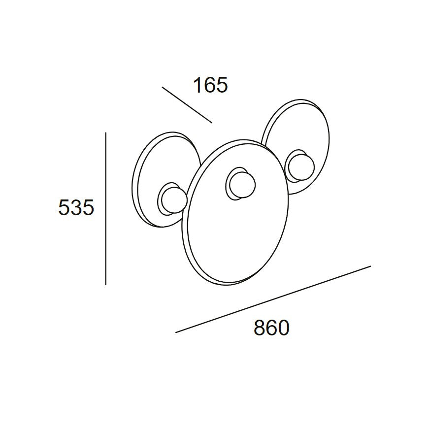 Trip tripla ø300 + ø460 + ø300